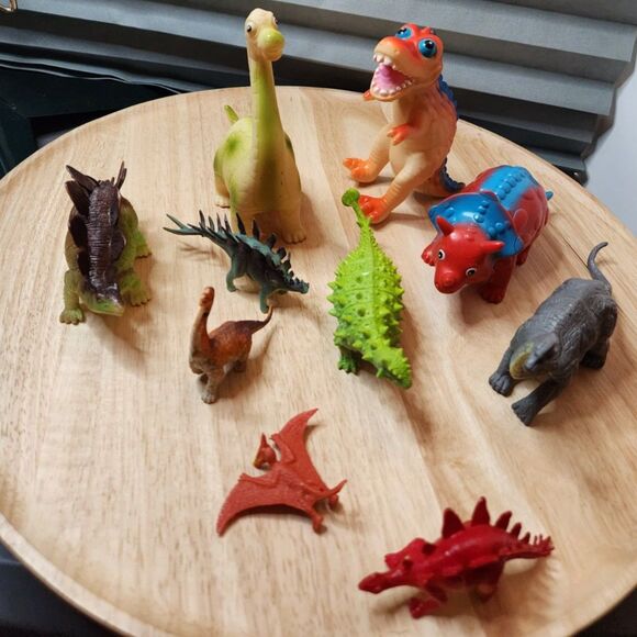 Bundle of Dinosaur Toys – Action Figures, Mini Dinos, Pretend Play Set - Picture 1 of 6